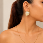Strawberry Glow Stud Earrings