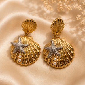 Ocean Treasure Shell Earrings
