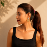Aurelia Textured Statement Earrings