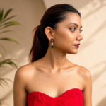 Emerald Grace Drop Earrings
