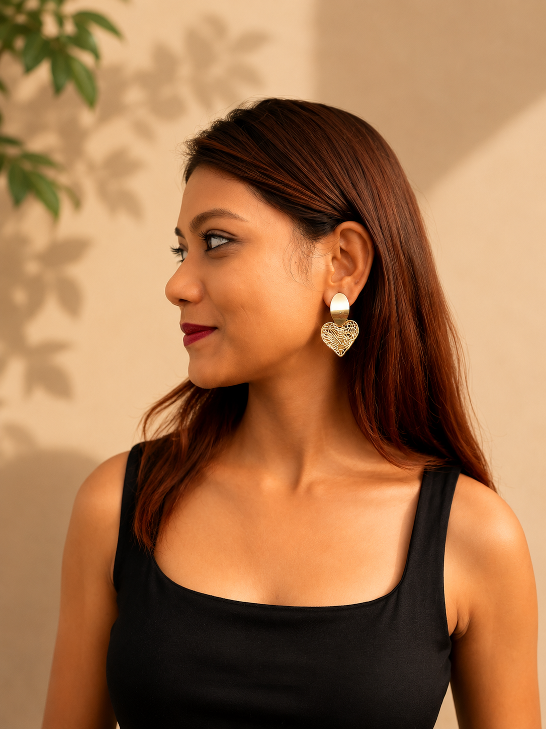 Aurelia Textured Statement Earrings