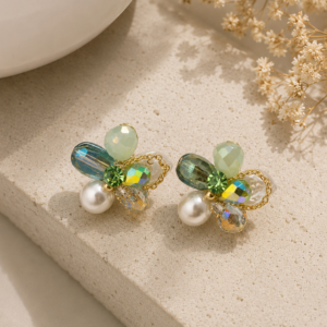 Crystal Garden Stud Earrings