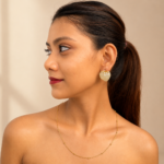 Strawberry Glow Stud Earrings