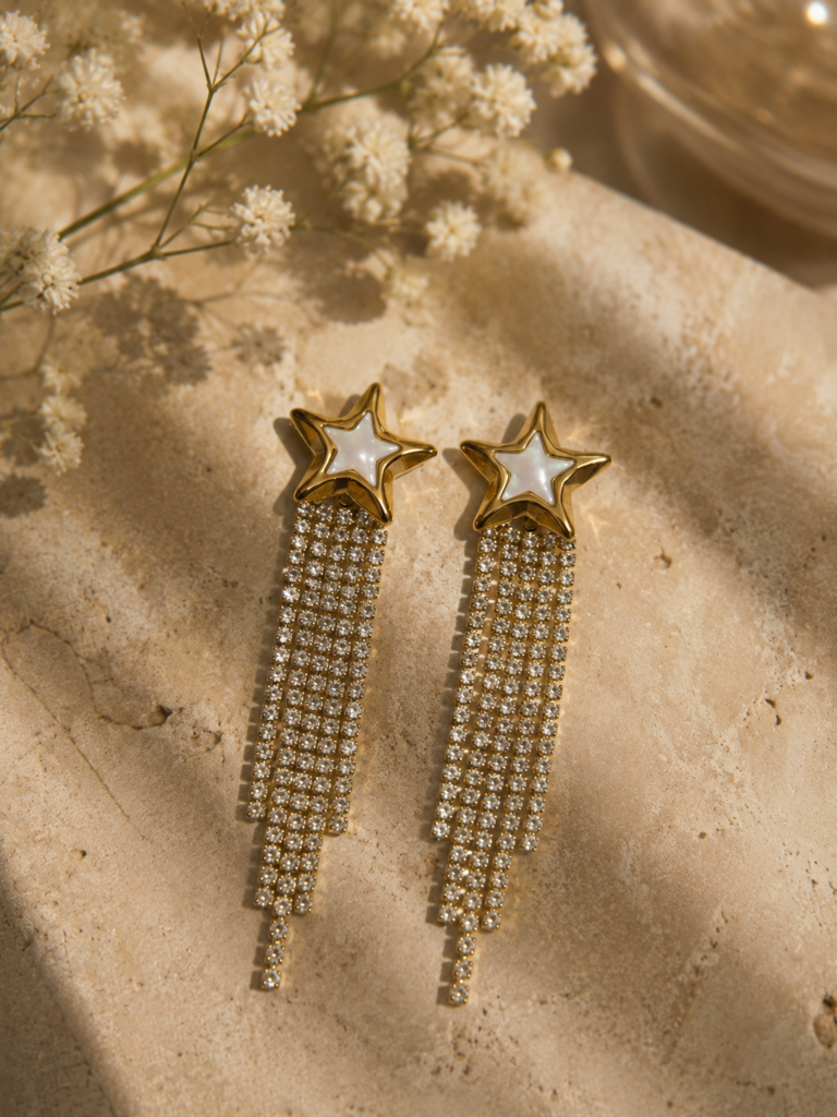 Stellar Cascade Earrings