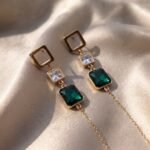 Emerald Grace Drop Earrings