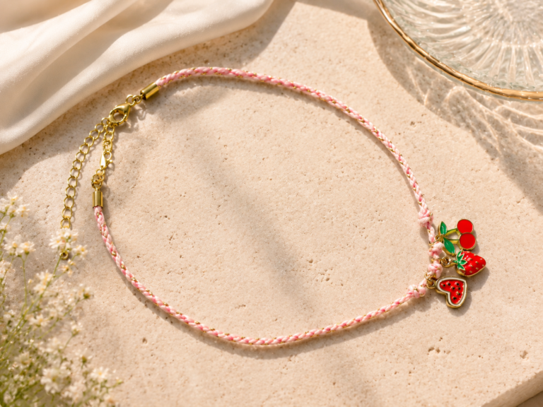 Berry Bliss Charm Bracelet